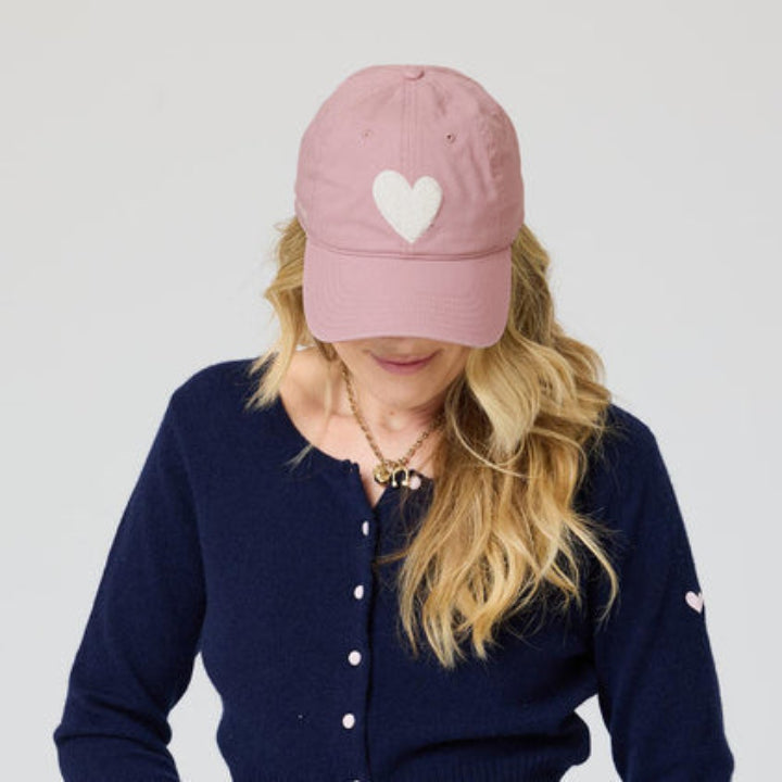 Kerri Rosenthal - KR Imperfect Chenille Heart Hat - Mauve  display picture 3