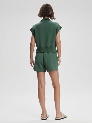 Varley - Kelly Half Zip Sweat - Cilantro - Pilates Plus La Jolla - OHEY Boutique
