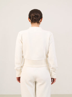 
            
                Load image into Gallery viewer, Lune Active - Moon Classic Bomber Jacket - Marshmellow - Pilates Plus La Jolla - OHEY Boutique
            
        