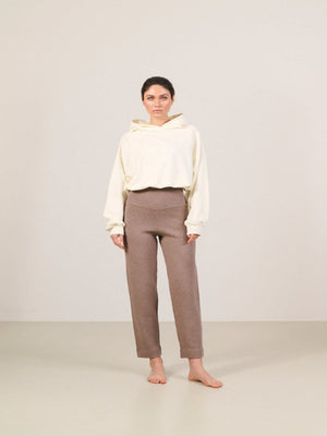 
            
                Load image into Gallery viewer, Lune Active - Olly High-Waisted Knit Pants - Fossil - Pilates Plus La Jolla - OHEY Boutique
            
        