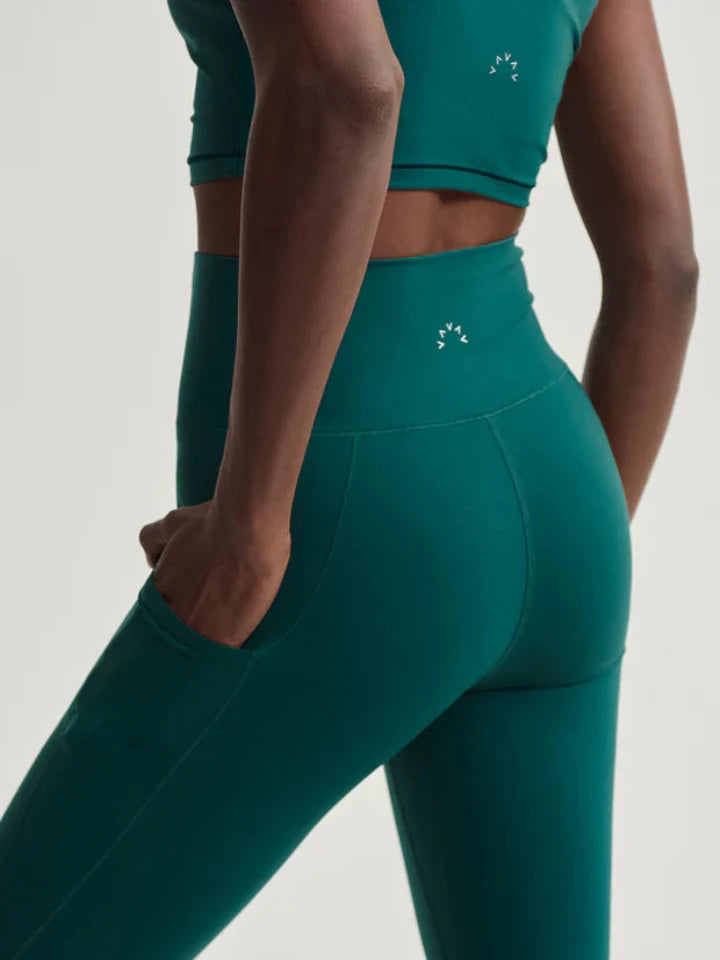 Varley - Shape High Pocket Legging 25 - Conifer - Pilates Plus La Jolla - OHEY Boutique