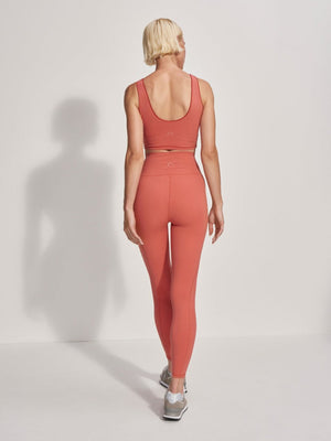 Varley - Shape High Legging 25 -  Mineral Red - Pilates Plus La Jolla - OHEY Boutique