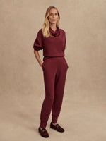 Varley - The Slim Cuff Pant 27.5 - New Maroon