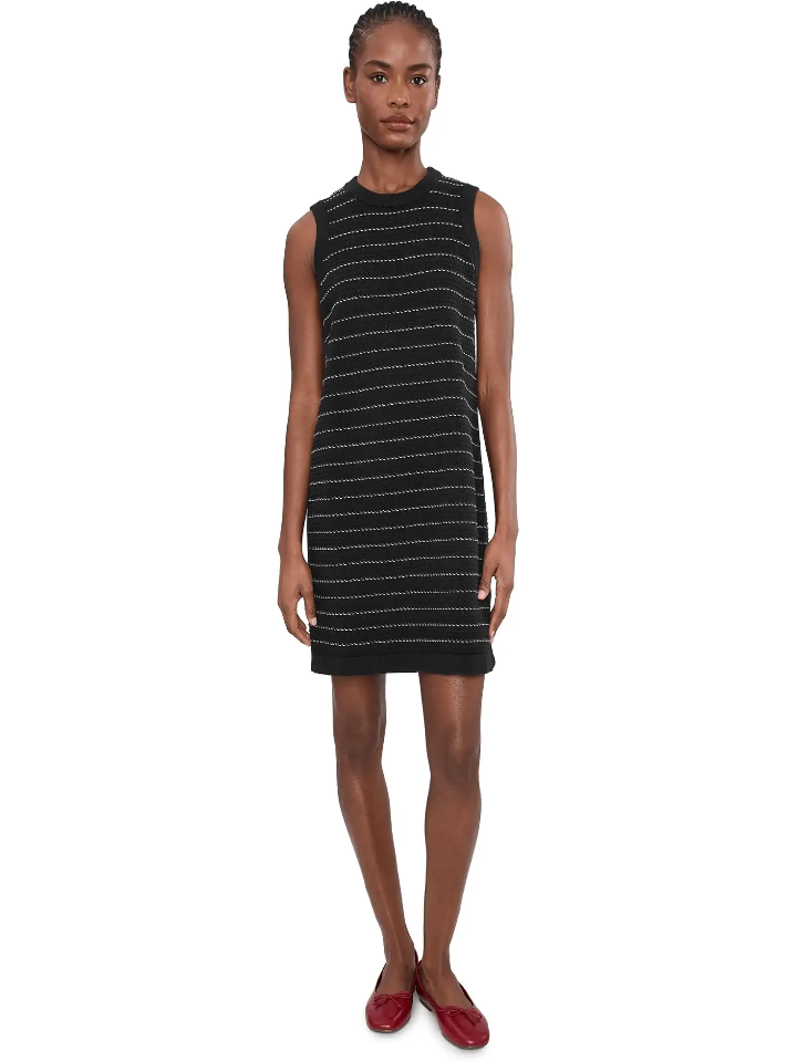 Mindy Contrast Stitch Knit Dress