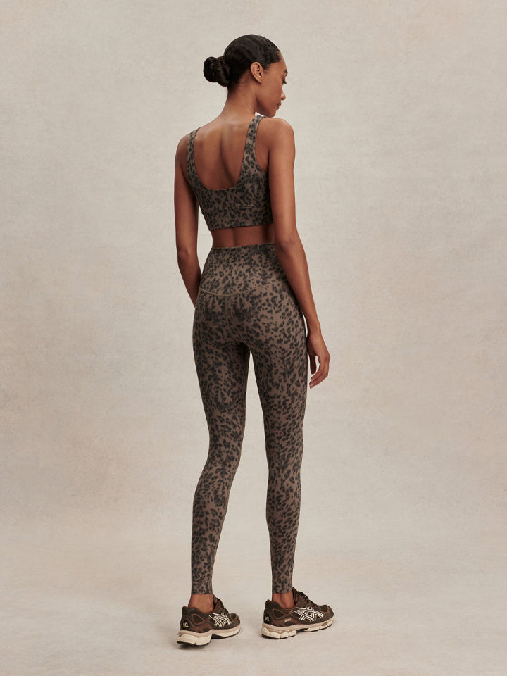 Varley - Freesoft Cori Bra - Brown Contrast Cheetah