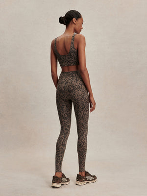 Varley - Freesoft Cori Bra - Brown Contrast Cheetah