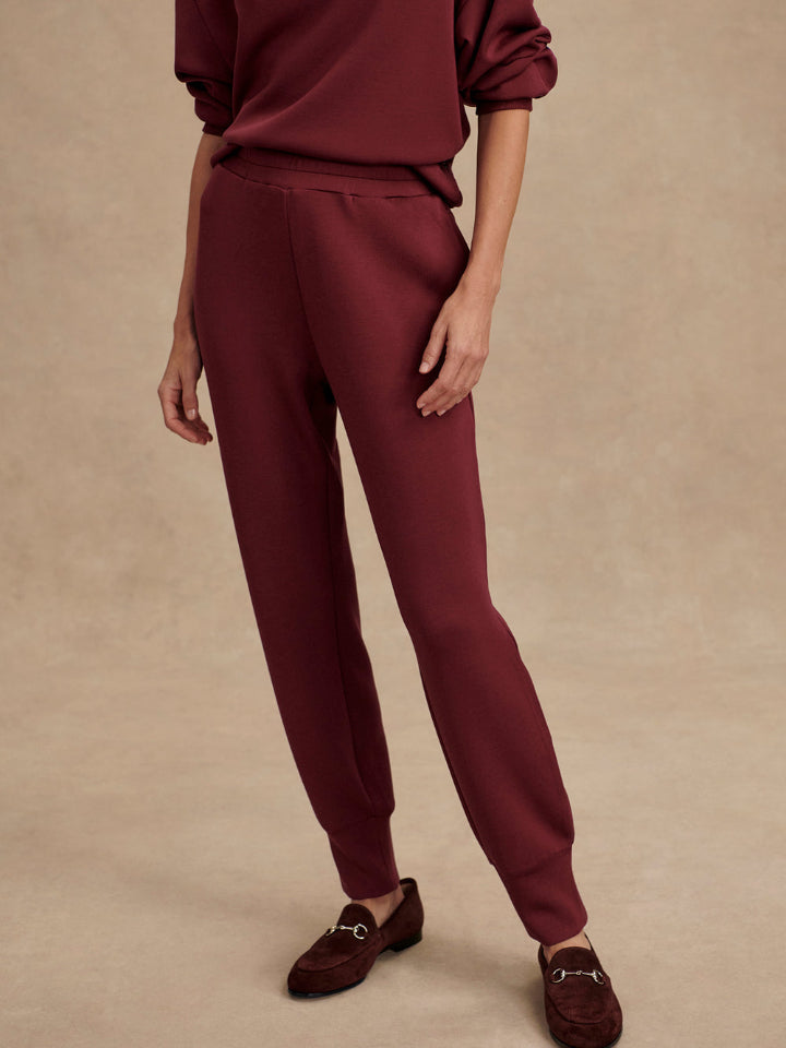 Varley - The Slim Cuff Pant 27.5 - New Maroon