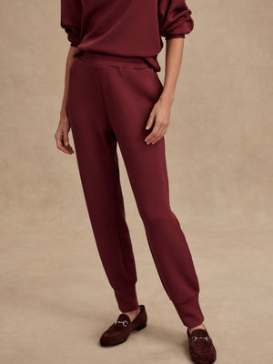 Varley - The Slim Cuff Pant 27.5 - New Maroon