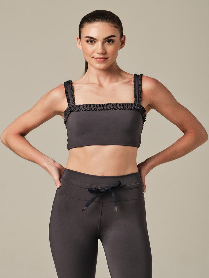 925Fit - Top 10 Sports Bra - Stone