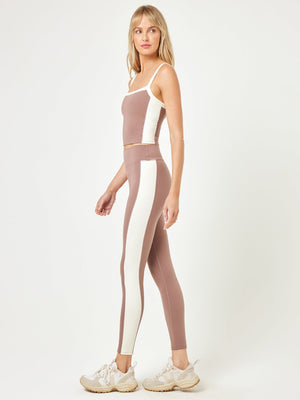 LSPACE - Sidelines Legging - Fawn/Cream