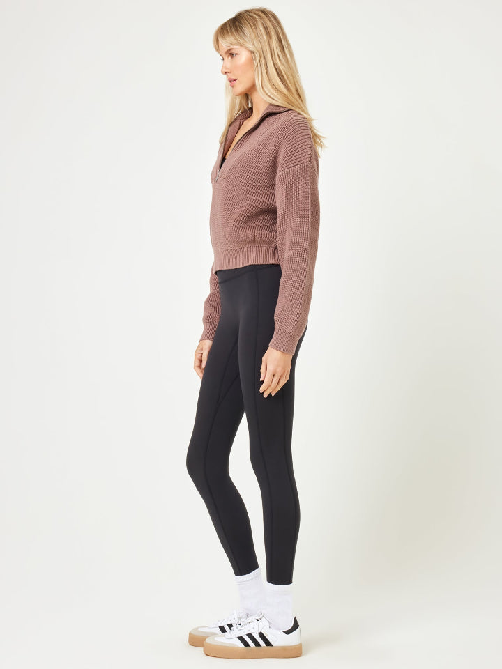 LSPACE - Sorine Sweater - Fawn - Pilates Plus La Jolla - OHEY Boutique