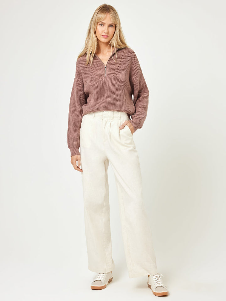 LSPACE - Sorine Sweater - Fawn - Pilates Plus La Jolla - OHEY Boutique