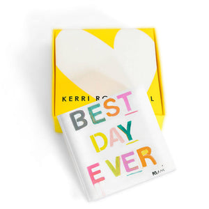 Kerri Rosenthal - Best Day Ever Block of Love Mini Art - Multi - Pilates Plus La Jolla - OHEY Boutique