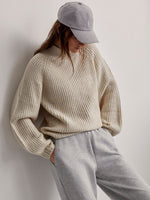 Varley - Cecile Raglan Knit Sweater - Birch