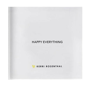 Kerri Rosenthal - Happy Everything Block of Love Mini Art - Multi - Pilates Plus La Jolla - OHEY Boutique