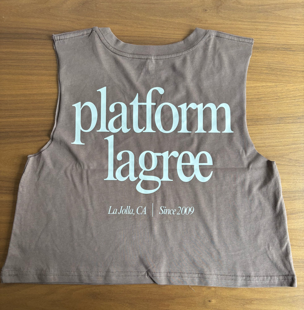 Platform - The Crop Muscle Tank - Cacao