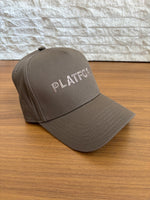 Platform - PLATFORM Canvas Trucker Hat Embroidered - Brown