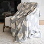 Kerri Rosenthal - Imperfect Heart Blanket - Heather Grey