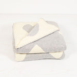 Kerri Rosenthal - Imperfect Heart Blanket - Heather Grey - Pilates Plus La Jolla - OHEY Boutique