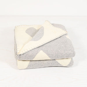 Kerri Rosenthal - Imperfect Heart Blanket - Heather Grey - Pilates Plus La Jolla - OHEY Boutique