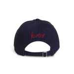 Kerri Rosenthal - KR Imperfect Heart Hat - Navy/Red - Pilates Plus La Jolla - OHEY Boutique