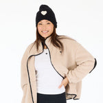 Kerri Rosenthal - Love Beanie - Black - Pilates Plus La Jolla - OHEY Boutique