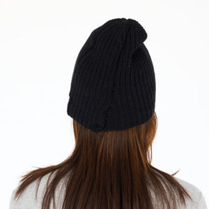 Kerri Rosenthal - Love Beanie - Black - Pilates Plus La Jolla - OHEY Boutique