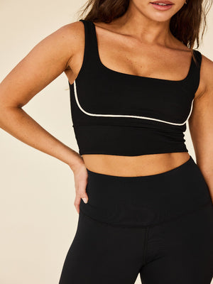 Strut This - Charlie Bra - Black - Pilates Plus La Jolla - OHEY Boutique