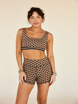 Strut This - Gatsby Bra - Polka Dot - Pilates Plus La Jolla - OHEY Boutique