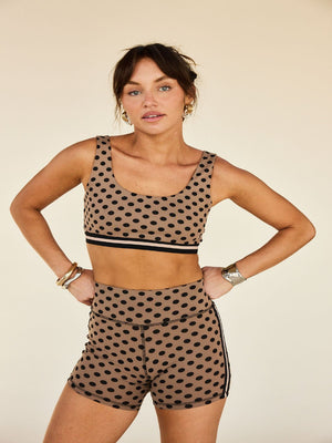 Strut This - Gatsby Bra - Polka Dot - Pilates Plus La Jolla - OHEY Boutique