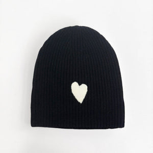 Kerri Rosenthal - Love Beanie - Black - Pilates Plus La Jolla - OHEY Boutique