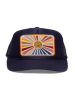 Friday Feelin' - Rays Of Happy Trucker Hat - Navy