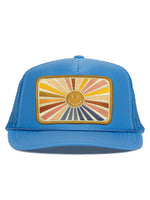 Friday Feelin' - Rays Of Happy Trucker Hat - Blue