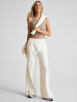 Beyond Yoga - LuxeFleece Wide Leg Pant - Fresh Snow