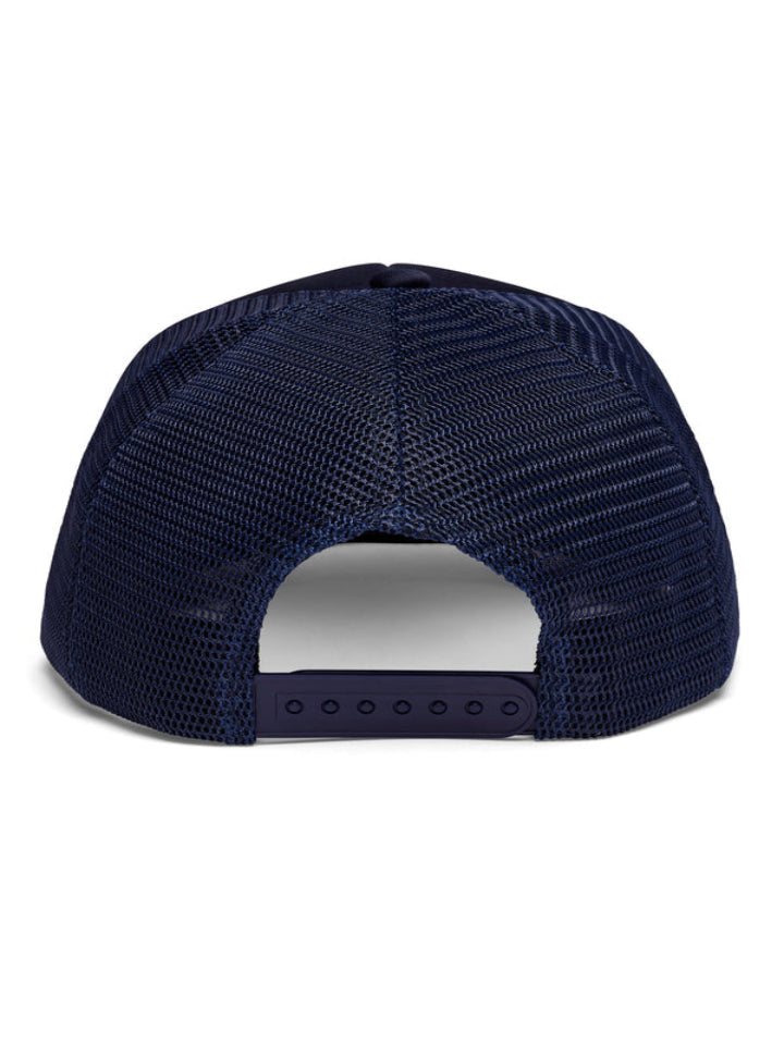 Friday Feelin' - Snow Happy Trucker Hat - Navy