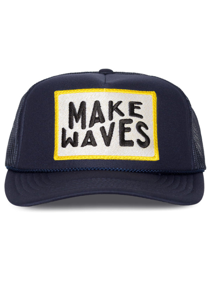 Friday Feelin' -Make Waves Trucker Hat - Navy