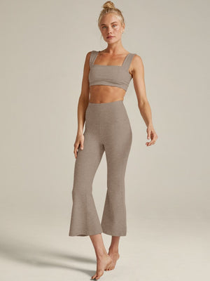 
            
                Load image into Gallery viewer, Beyond Yoga - Spacedye Retro Cropped Pant - Birch Heather - Pilates Plus La Jolla - OHEY Boutique
            
        