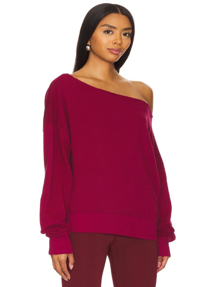 Strut This - Crawford Sweatshirt - Maroon