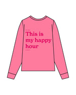 Platform - "My Happy Hour" Midweight Long Sleeve - Watermelon