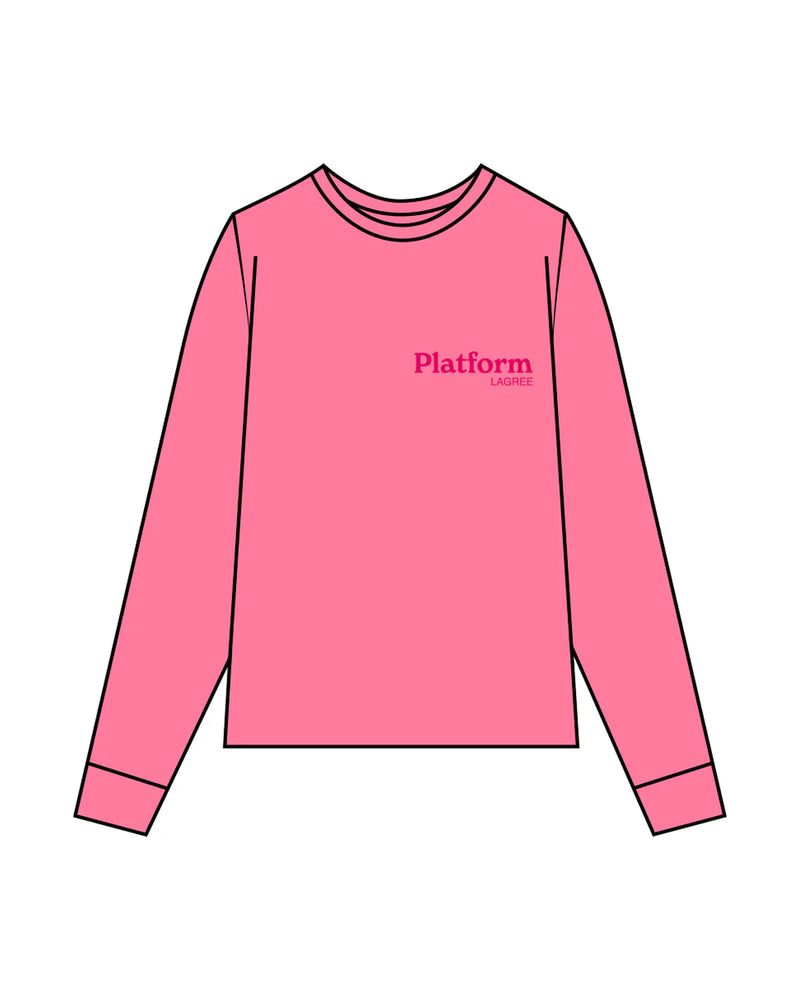 Platform - "Favorite Obsession" Midweight Long Sleeve - Pink