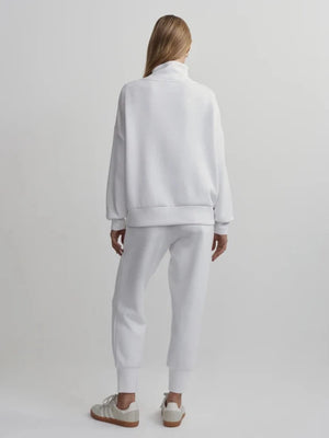 Varley - Hawley Half Zip Sweat - White