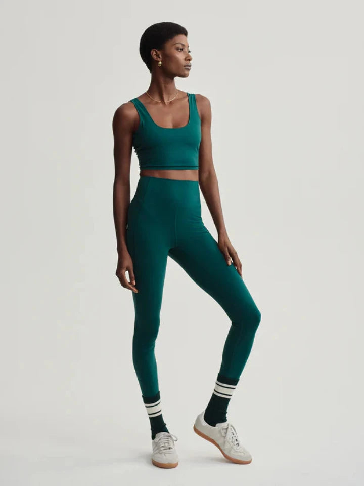Varley - Shape High Pocket Legging 25 - Conifer - Pilates Plus La Jolla - OHEY Boutique