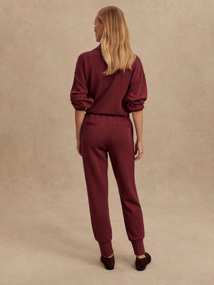 Varley - The Slim Cuff Pant 27.5 - New Maroon