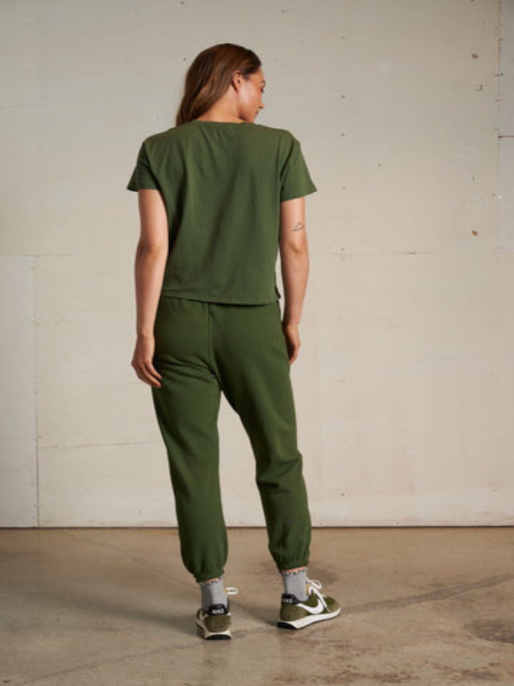perfectwhitetee - Harley Tee - Fern Green - Pilates Plus La Jolla - OHEY Boutique