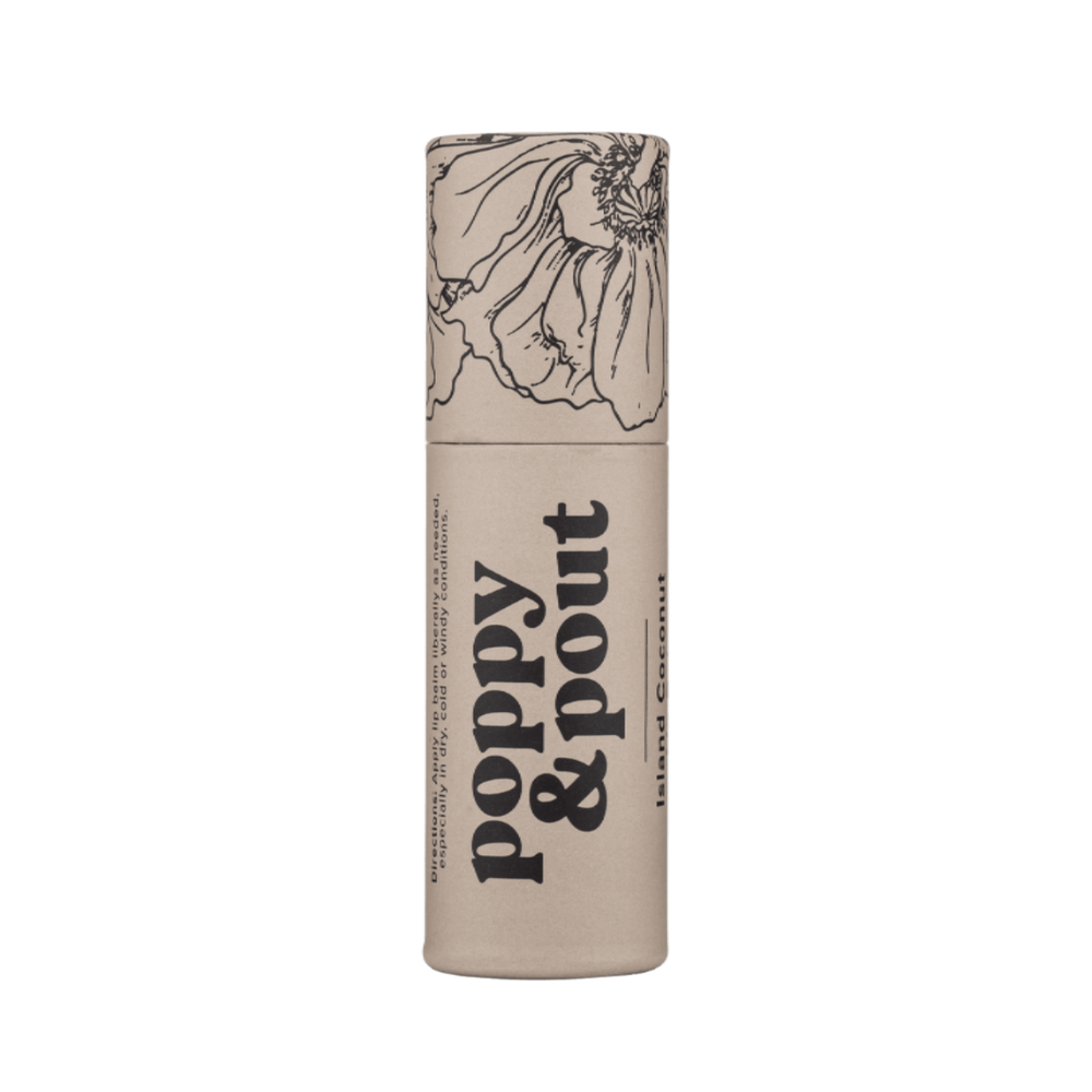 Poppy and Pout - Lip Balm -  Island Coconut