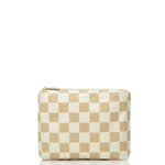 Aloha - Small Checkmate Pouch - Creme/Dune