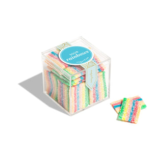 Sugarfina - Sour Rainbow Belts - Small Candy Cube - Pilates Plus La Jolla - OHEY Boutique