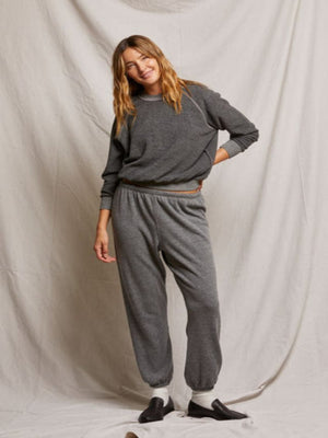 perfectwhitetee - Stevie Sweatpant - Dark Heather Grey