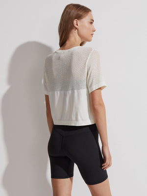 Varley - Paden T-shirt - Egret - Pilates Plus La Jolla - OHEY Boutique