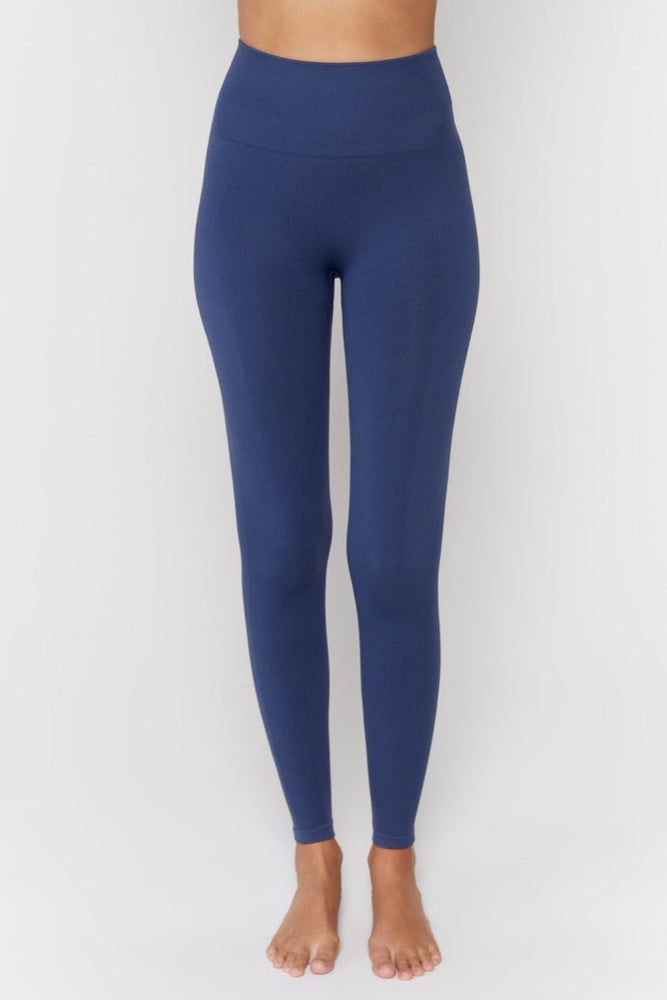 Spiritual Gangster - Icon High Waisted Legging - Faded Navy